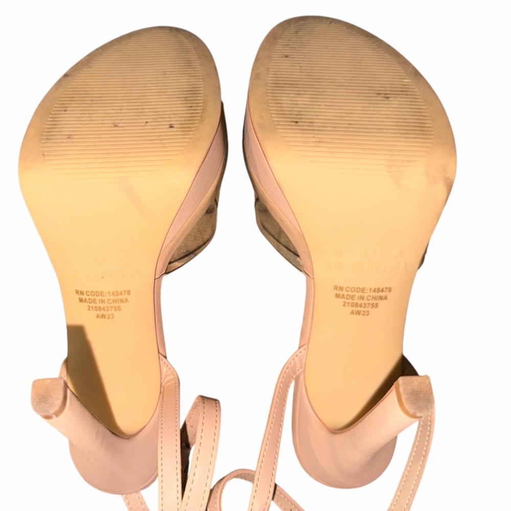 Tan Platform Heels - Picture 4 of 4